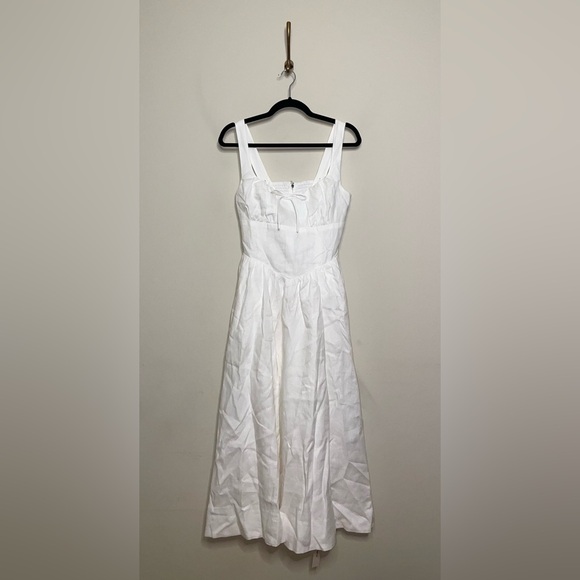 Reformation White Midi Dress - Picture 10 of 15